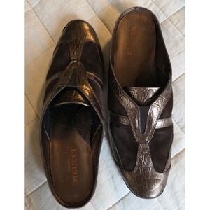 Sesto Meucci Slip-O Womens Brown Copper Casual Shoe Sz 12m